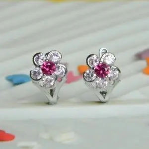 Серьги детские из серебра вид 1