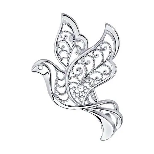 Брошь из серебра