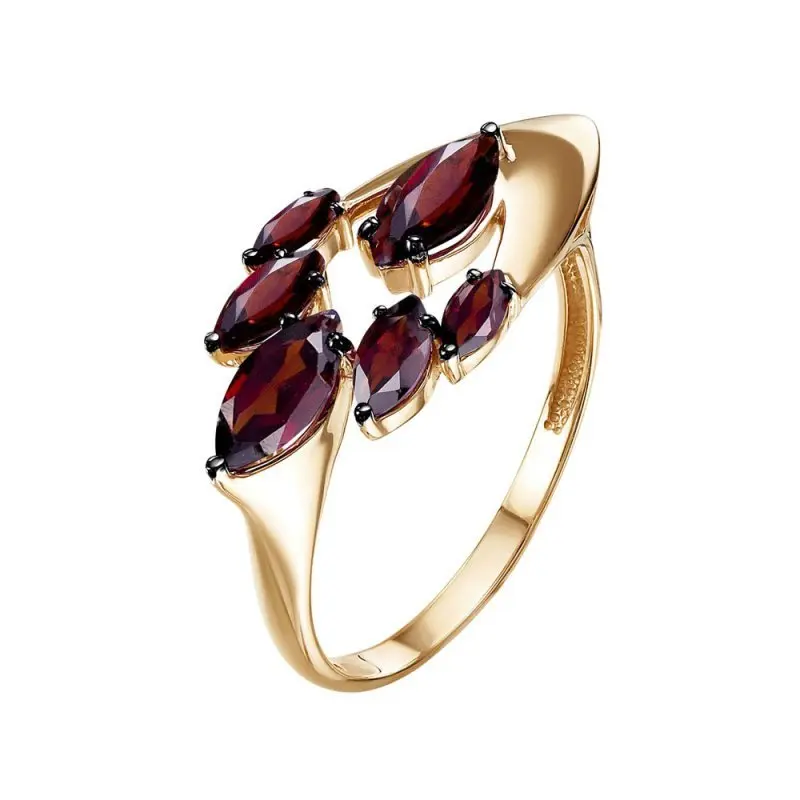 Кольцо декоративное из красного золота