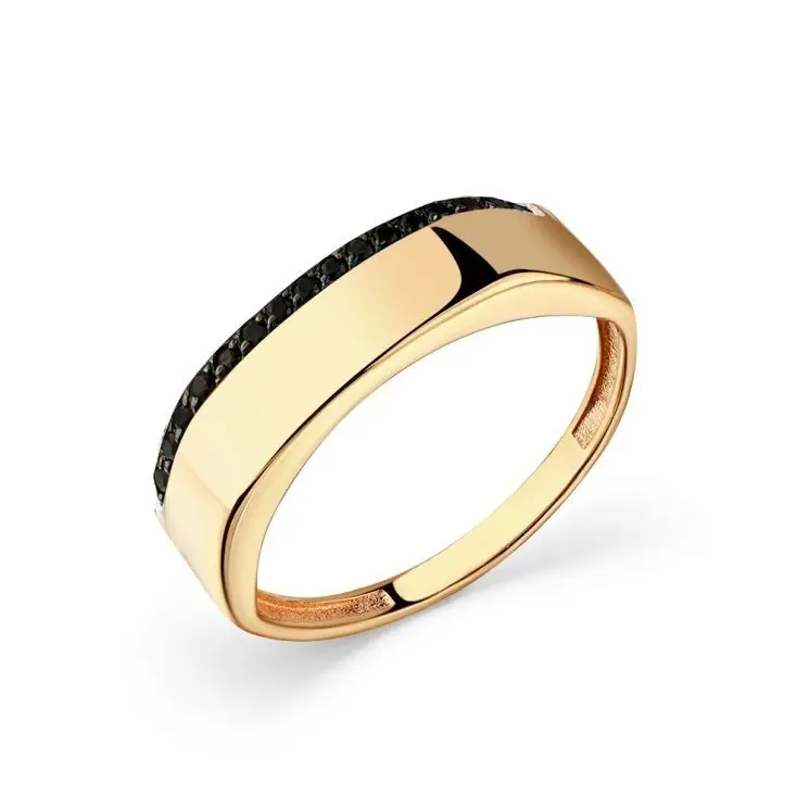 Кольцо декоративное из красного золота