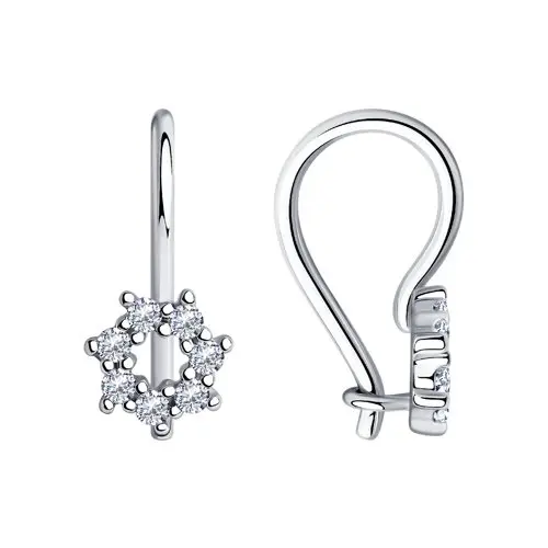 Серьги детские из серебра