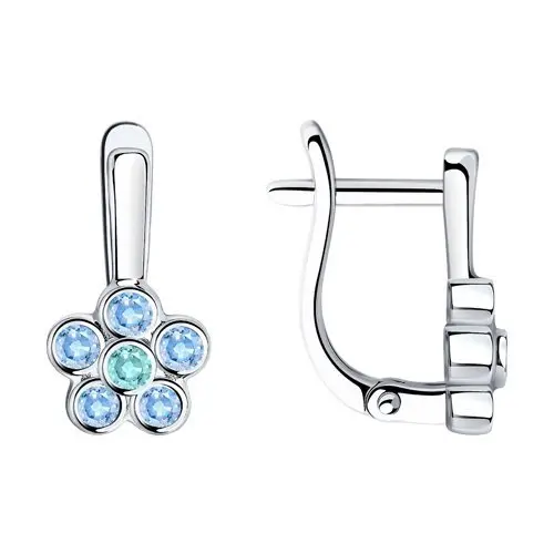 Серьги детские из серебра