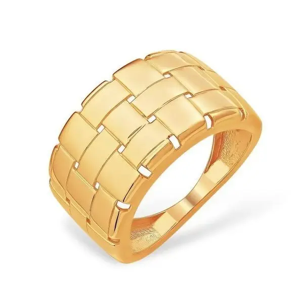 Кольцо декоративное из красного золота