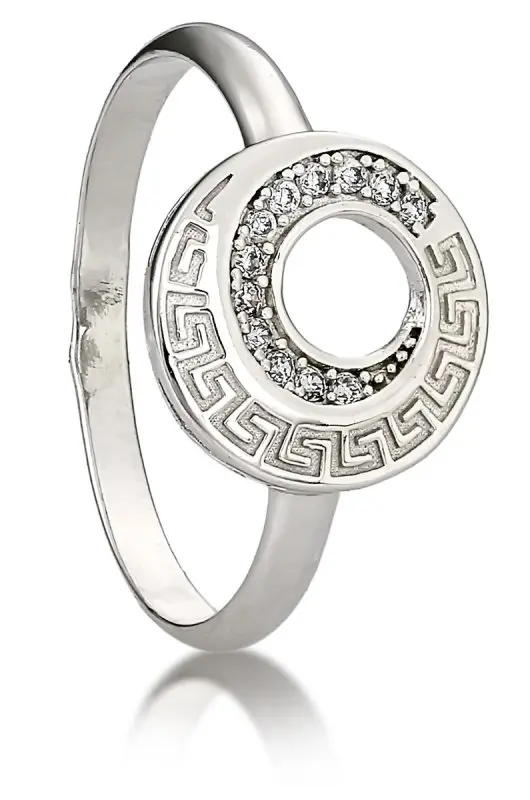 Кольцо декоративное из серебра