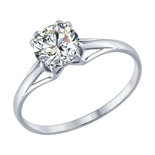 Кольцо декоративное из серебра