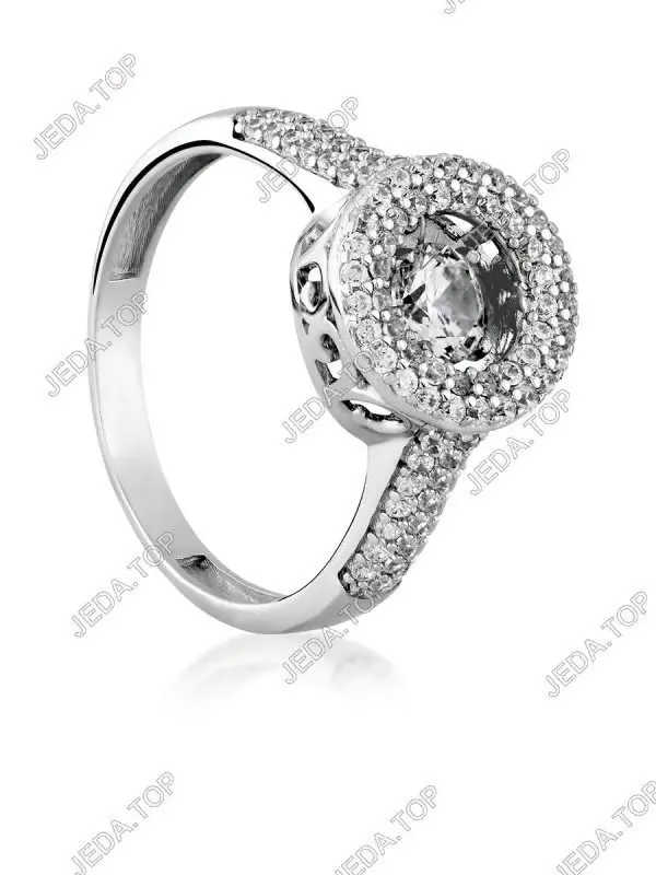 Кольцо декоративное из серебра