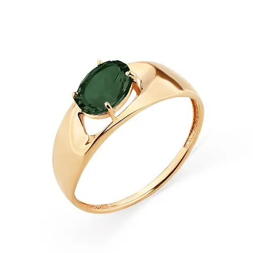 Кольцо декоративное из красного золота