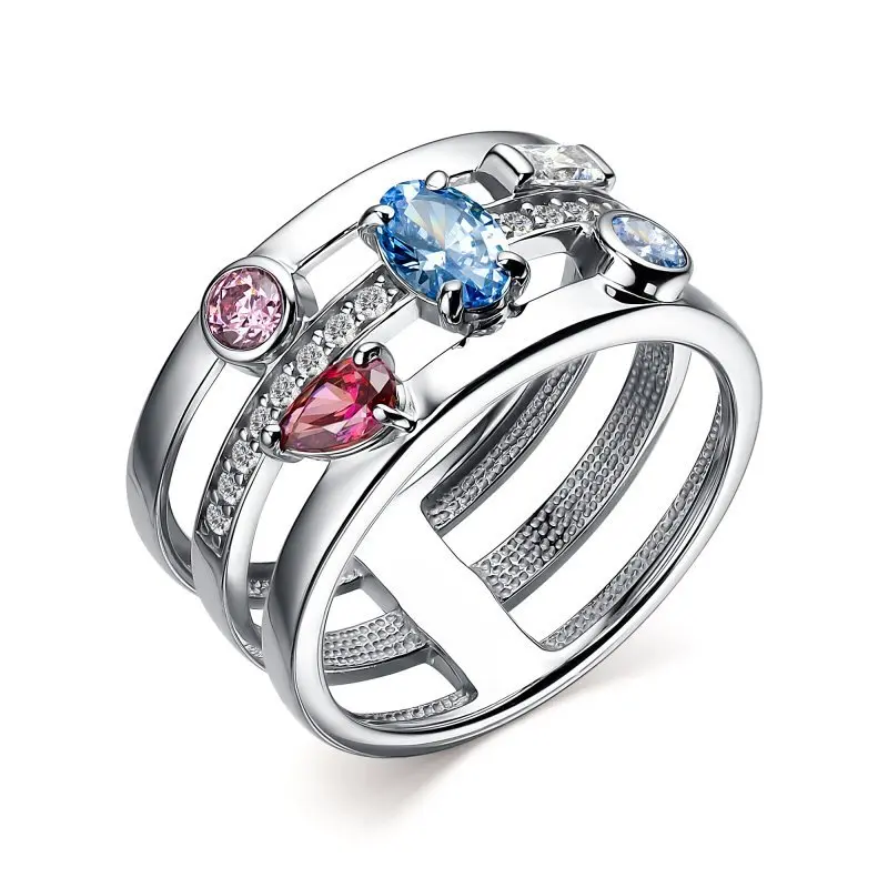 Кольцо декоративное из серебра