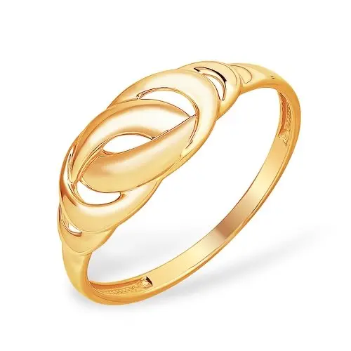 Кольцо декоративное из красного золота