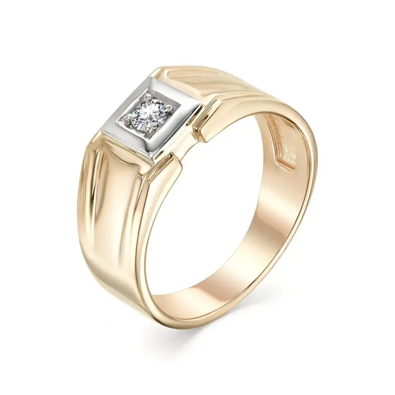 Печатка из комбинированного золота