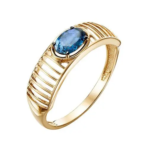 Кольцо декоративное из красного золота