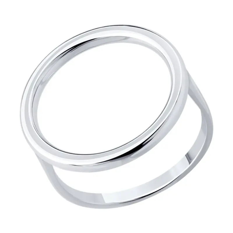 Кольцо декоративное из серебра