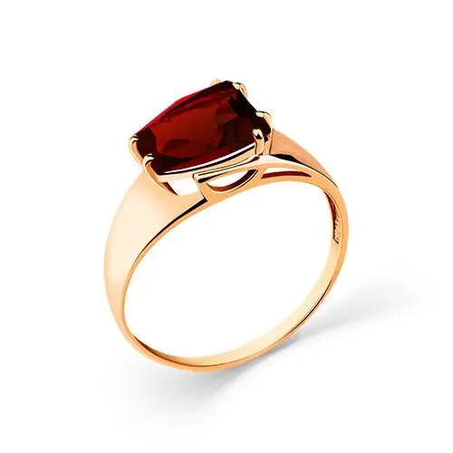 Кольцо декоративное из красного золота