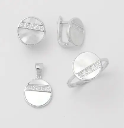 Кольцо декоративное из серебра