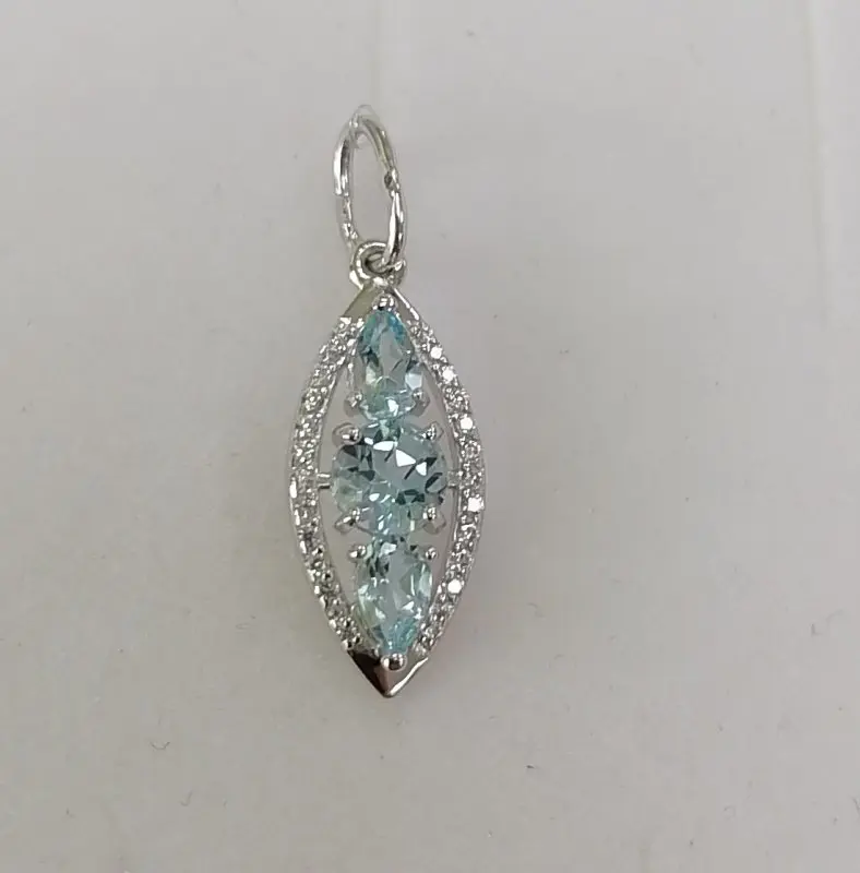 Подвеска декоративная из серебра