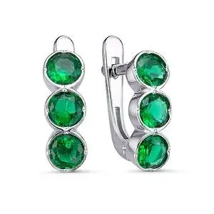 Серьги детские из серебра