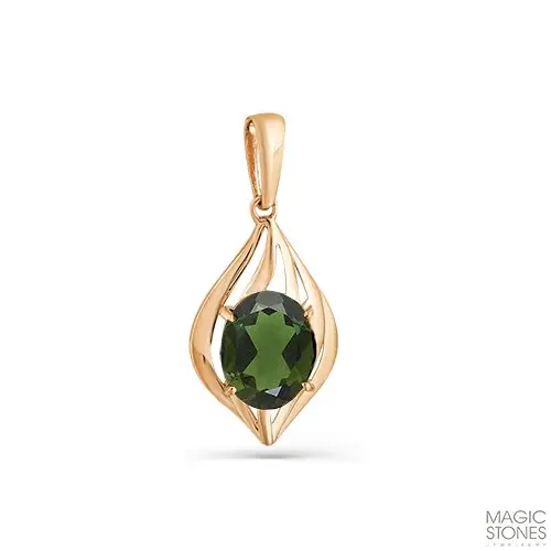 Подвеска декоративная из красного золота