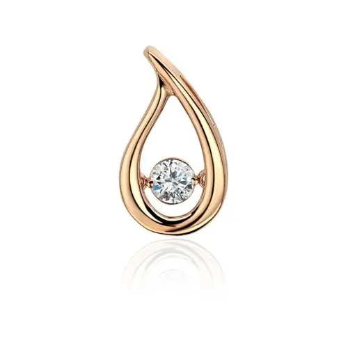 Подвеска бегунок из красного золота