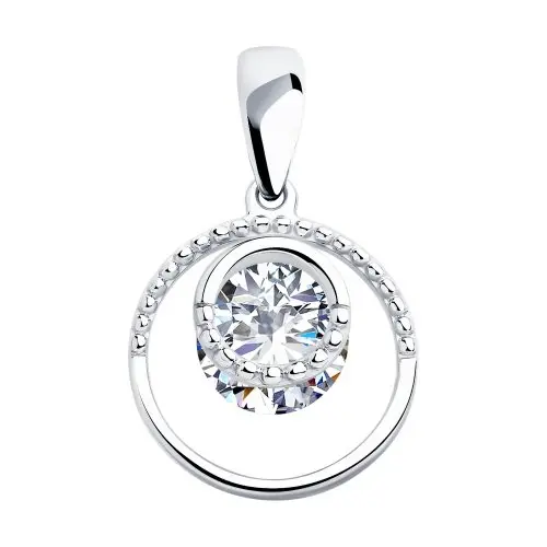 Подвеска декоративная из серебра