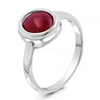 Кольцо декоративное из серебра