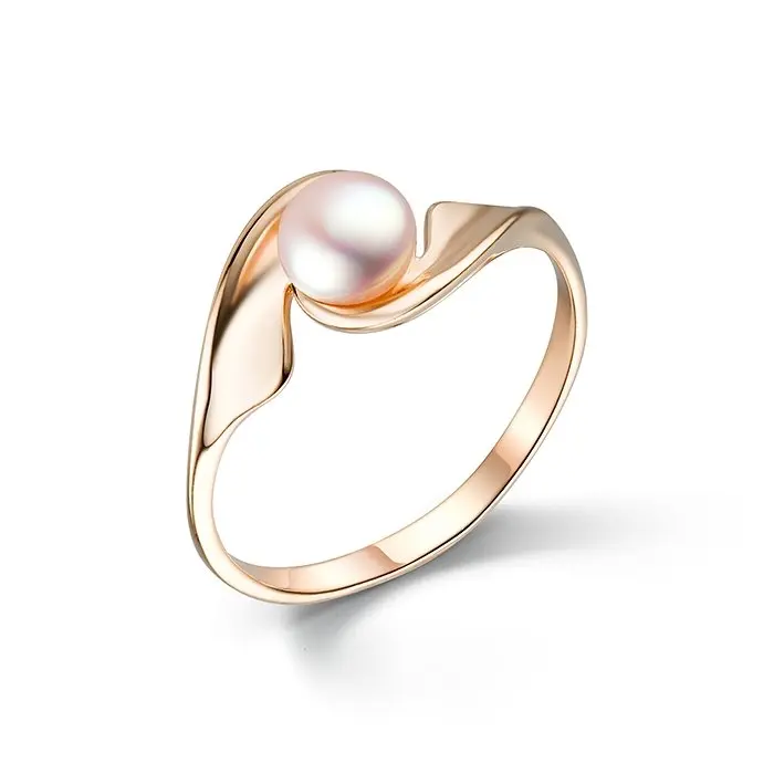 Кольцо декоративное из красного золота