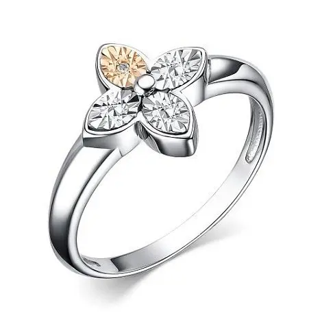 Кольцо декоративное из серебра