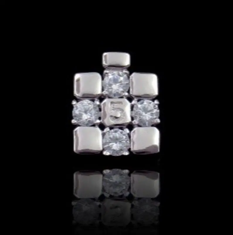 Подвеска бегунок из серебра