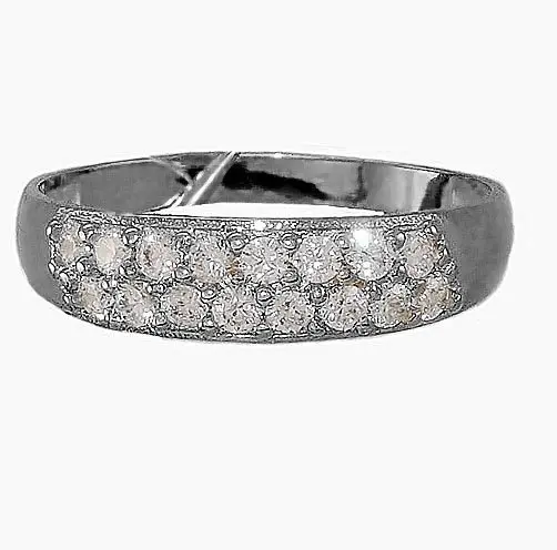 Кольцо декоративное из серебра