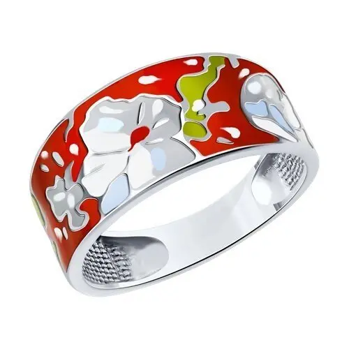 Кольцо декоративное из серебра