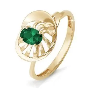 Кольцо декоративное из красного золота