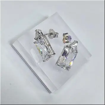 Серьги пуссеты из серебра