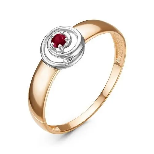 Кольцо декоративное из красного золота