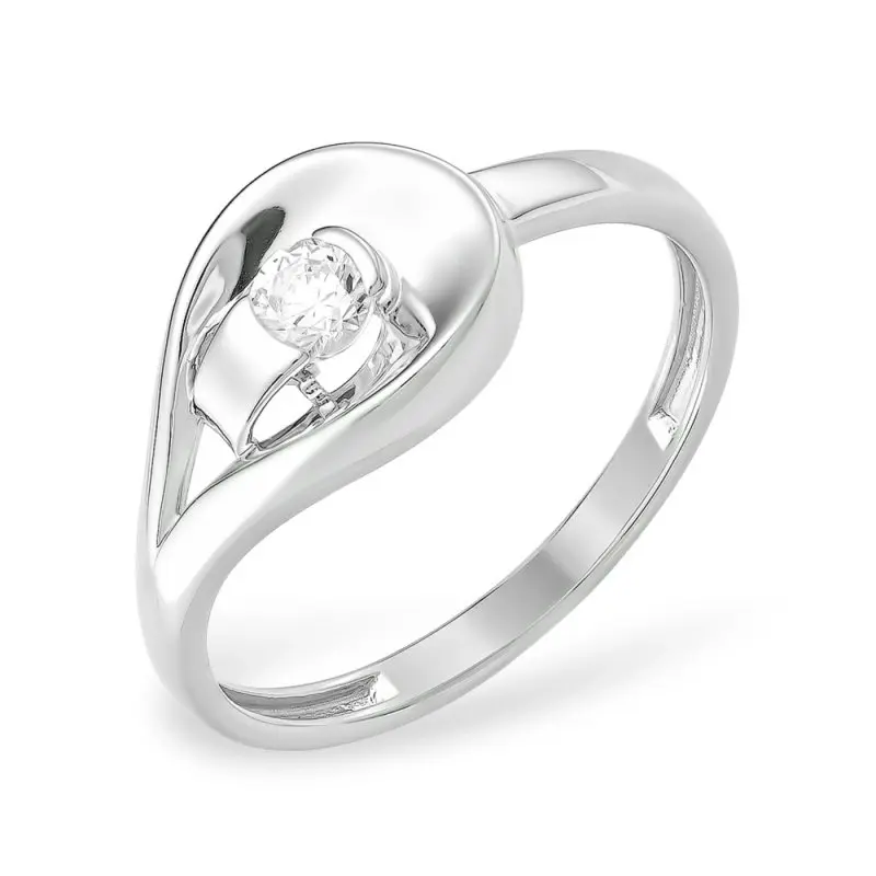 Кольцо декоративное из серебра