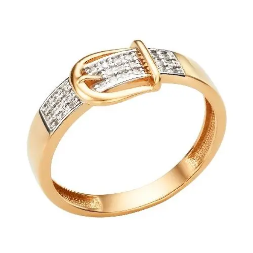 Кольцо декоративное из красного золота