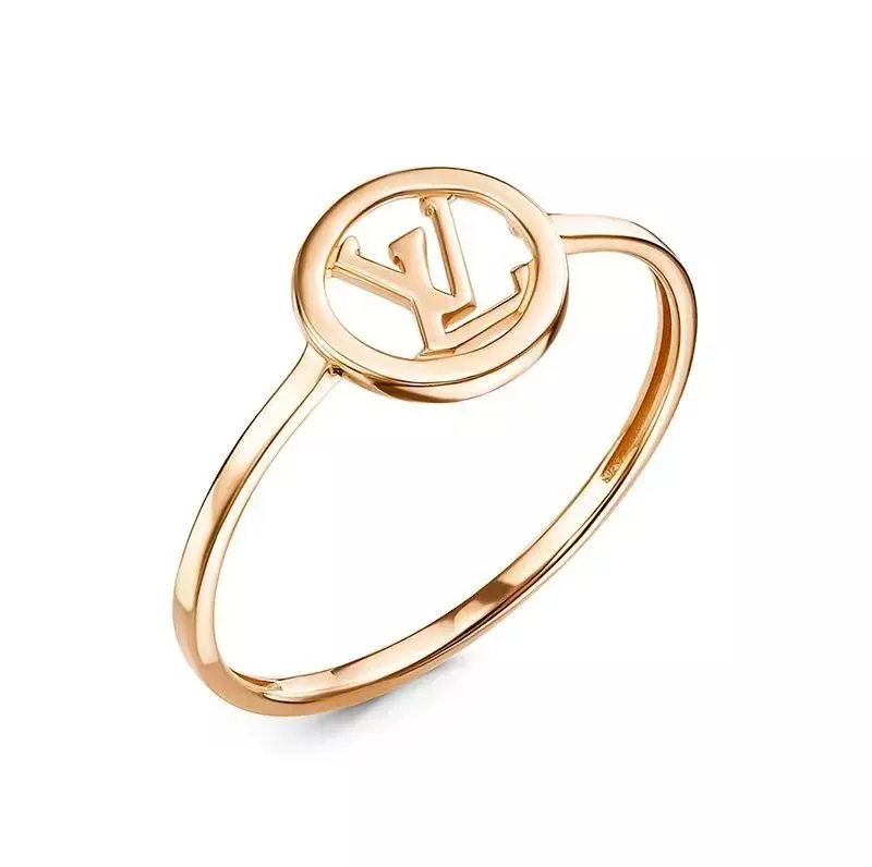 Кольцо декоративное из красного золота