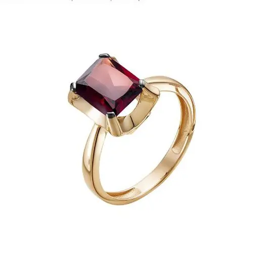 Кольцо декоративное из красного золота