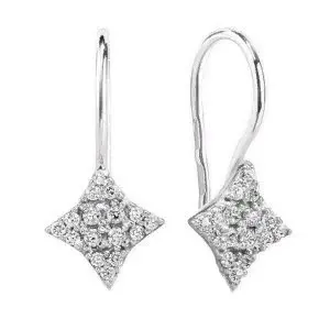 Серьги детские из серебра вид 1