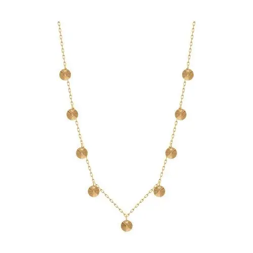 Цепь колье из красного золота