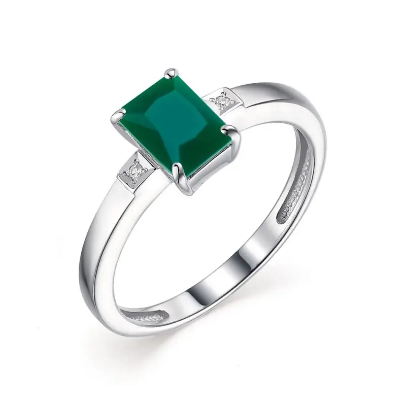 Кольцо декоративное из серебра