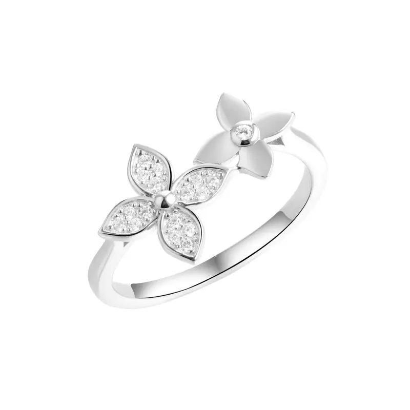 Кольцо декоративное из серебра