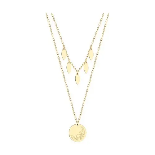 Цепь колье из красного золота