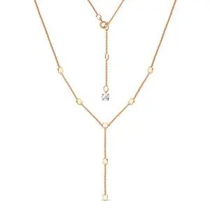 Цепь колье из красного золота