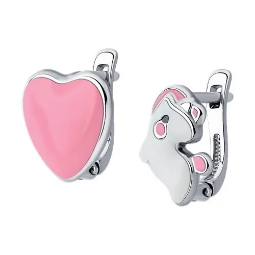 Серьги детские из серебра