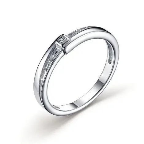 Кольцо декоративное из серебра