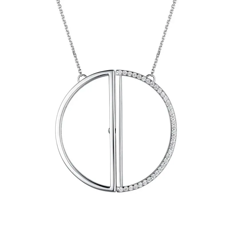 Цепь колье из серебра