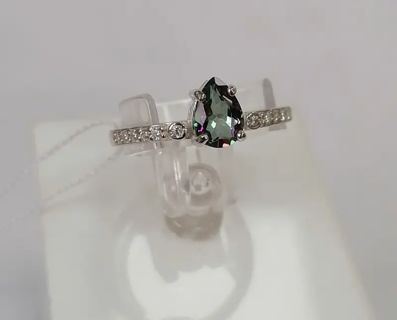 Кольцо декоративное из серебра