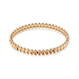 Браслет жесткий из красного золота