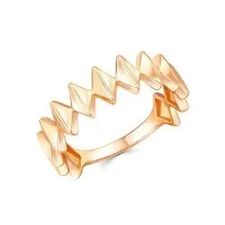 Кольцо декоративное из красного золота