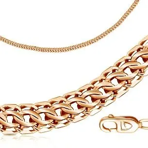 Цепь из красного золота