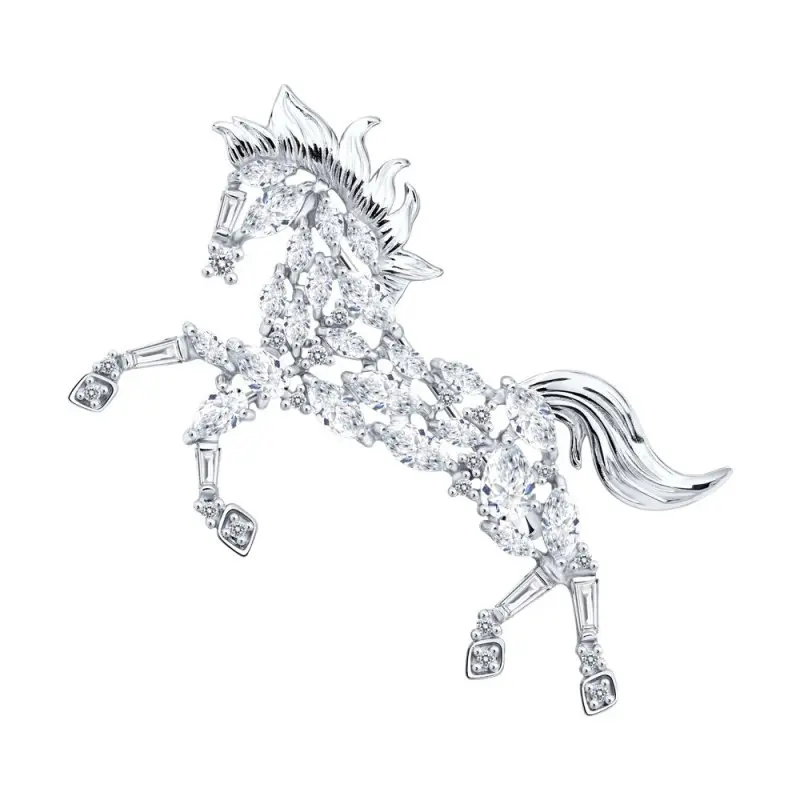 Брошь из серебра